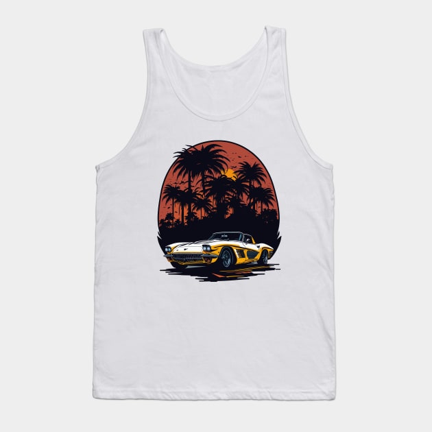 Old Corvette Classic Tank Top by Cruise Dresses